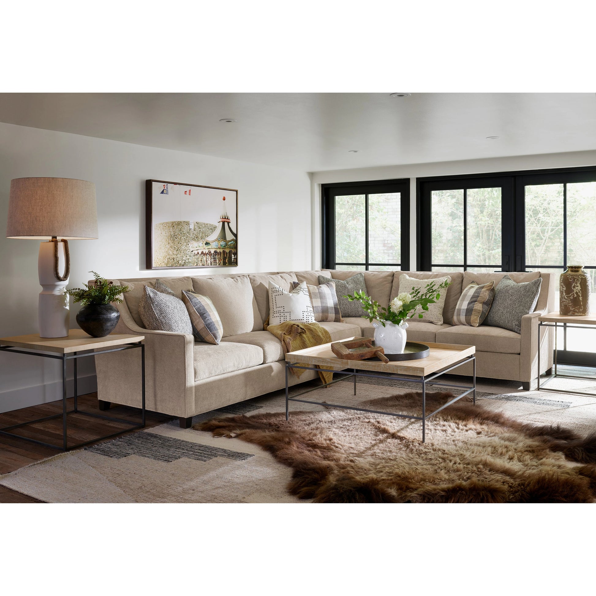 Modern Farmhouse End Table by Universal Furniture. Made from unique in a cottage & farmhouse style.