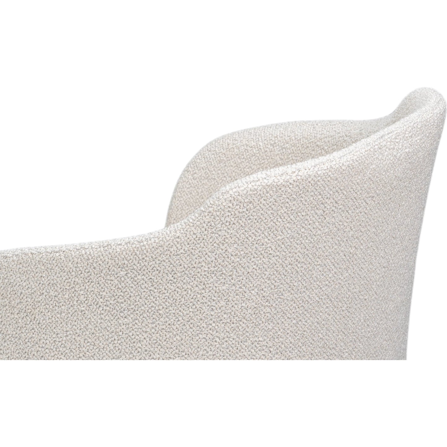 015 SI-2531074 | Closeup | Occasional Contemporary Chair by Sarreid Ltd. in beechwood, walnut, beige fabric. Made from beechwood, lime white, crema fabric in a transitional style.