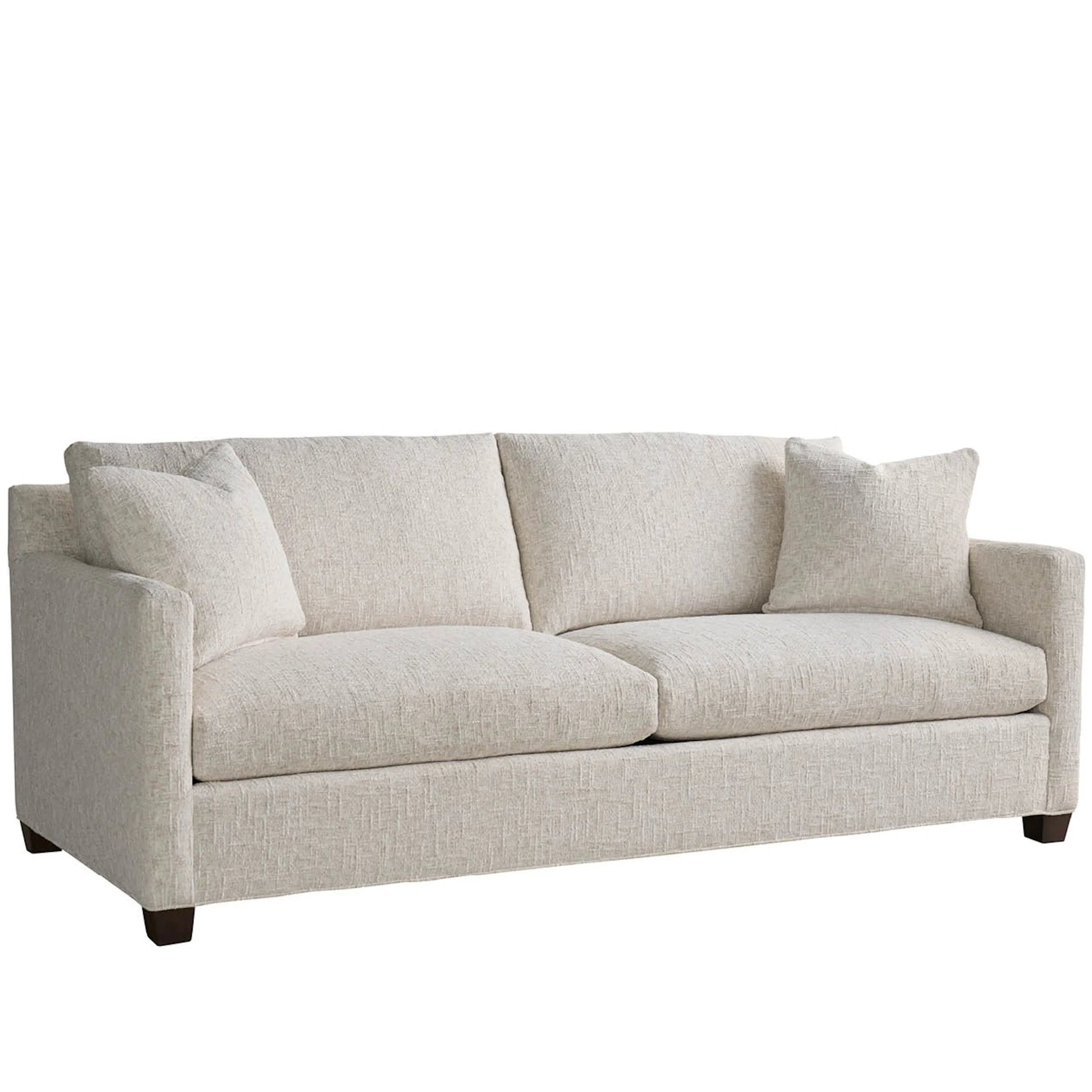 Curated Mebane Sofa by Universal Furniture in espresso. Made from unique in a unique style.