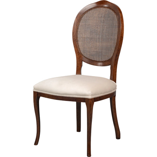 001 SI-2531075 | Primary Silo | Oval Cane Back S/Chair (Set of 2) by Sarreid Ltd.. Made from unique in a unique style.