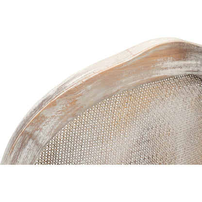 Oval Cane Back Side Chair (Set of 2) by Sarreid Ltd.. Made from beechwood in a cottage & farmhouse style.