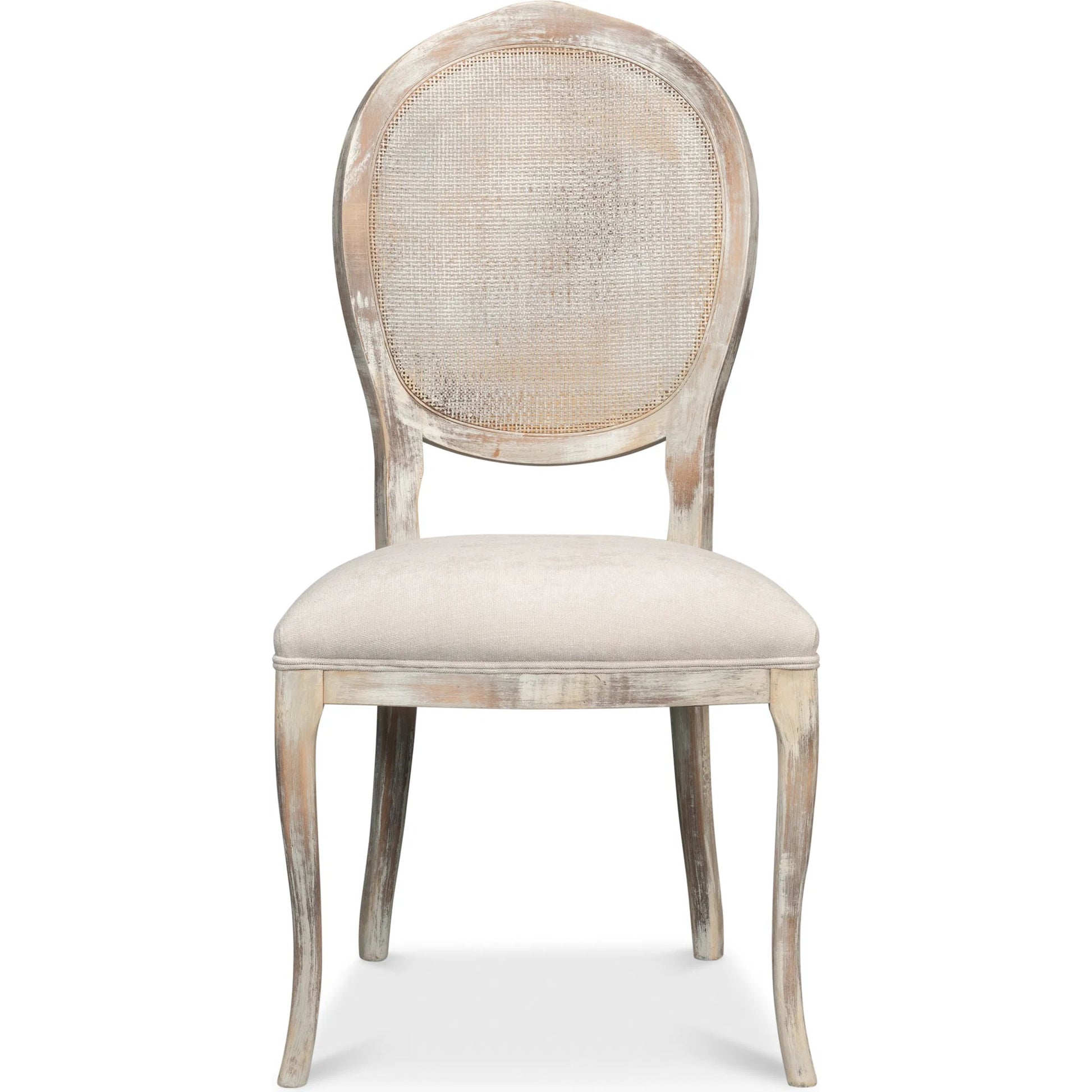 Oval Cane Back Side Chair (Set of 2) by Sarreid Ltd.. Made from beechwood in a cottage & farmhouse style.