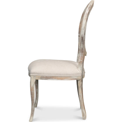 Oval Cane Back Side Chair (Set of 2) by Sarreid Ltd.. Made from beechwood in a cottage & farmhouse style.