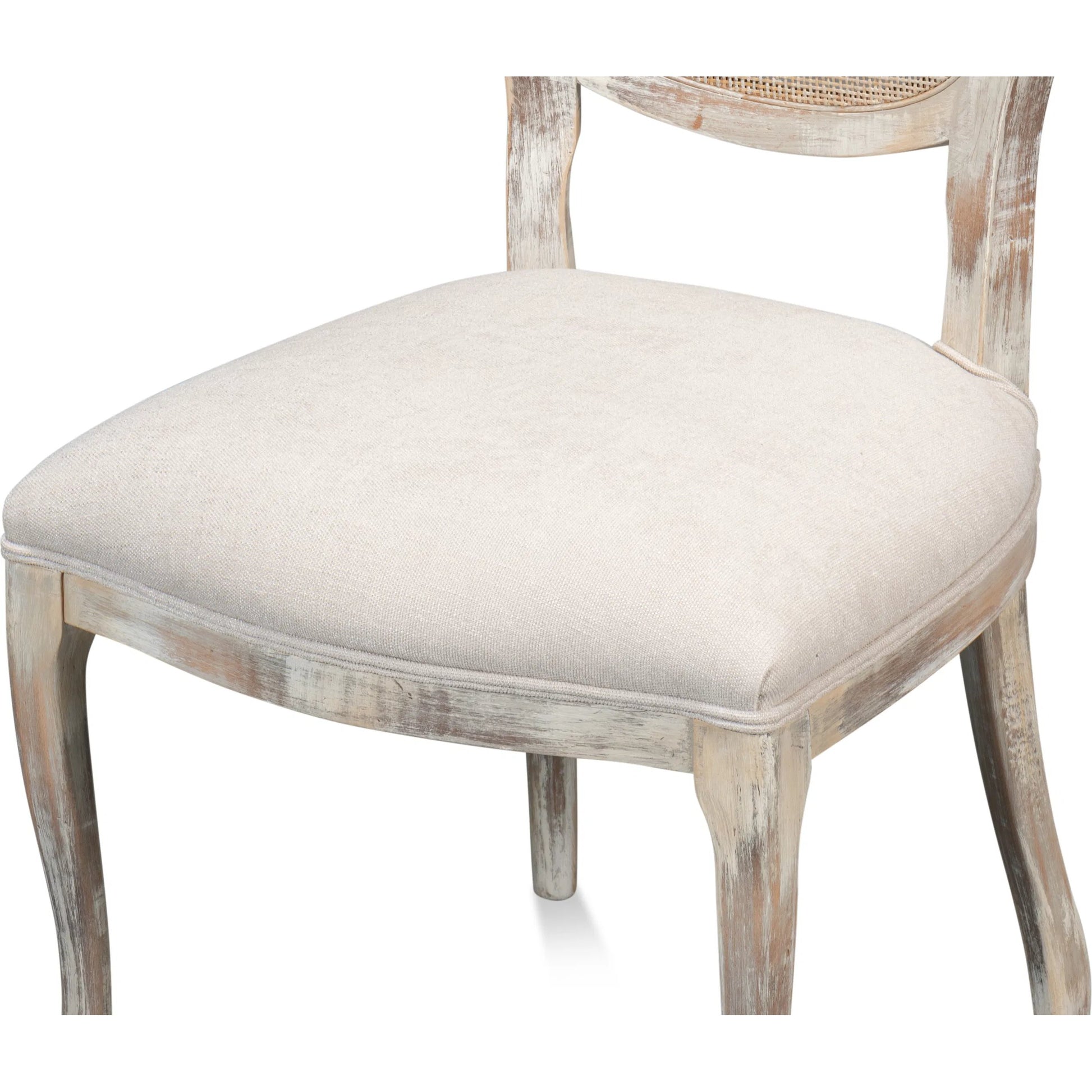 Oval Cane Back Side Chair (Set of 2) by Sarreid Ltd.. Made from beechwood in a cottage & farmhouse style.