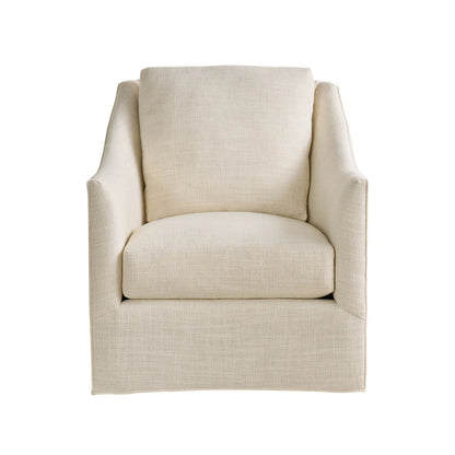 Curated Walter Swivel Chair by Universal Furniture in kasler cream. Made from unique in a transitional style.