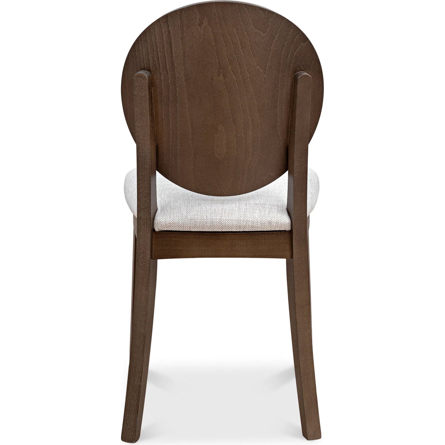 002 SI-2531078 | Additional Silo | Round Back Side Chair (Set of 2) by Sarreid Ltd. in brown. Made from unique in a unique style.