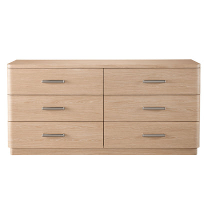 Nomad Six Drawer Dresser by Universal Furniture in tech oak. Made from unique in a modern style.