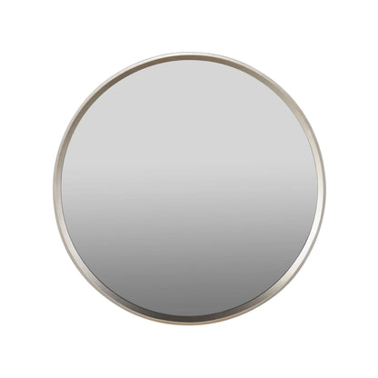 Nomad Round Mirror by Universal Furniture in champagne. Made from unique in a modern style.