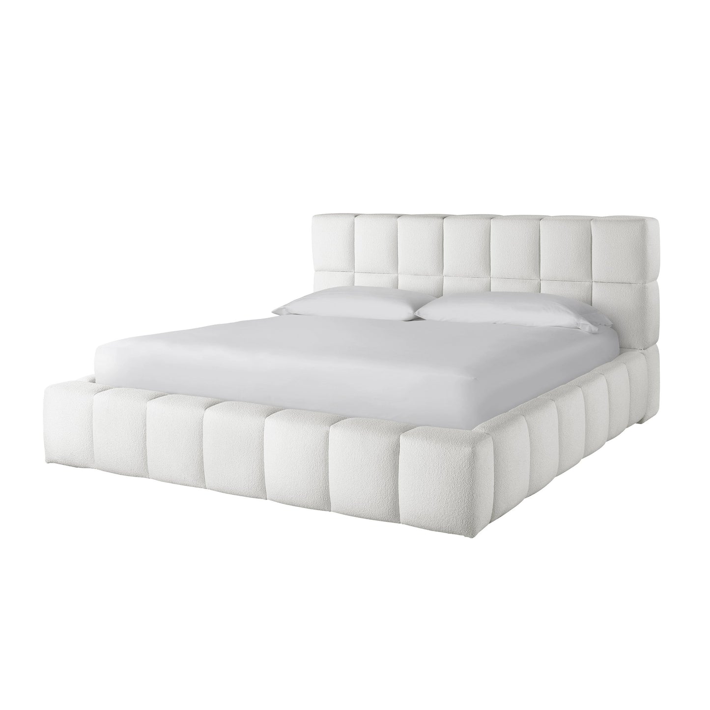 001 SI-1965498,SI-1965499 | Primary Silo | Nomad Colina Bed by Universal Furniture in canberra ivory. Made from 97% polyester, 3% acrylic in a modern style.