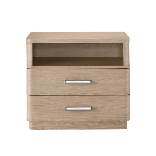 Nomad Nightstand by Universal Furniture in tech oak. Made from unique in a modern style.