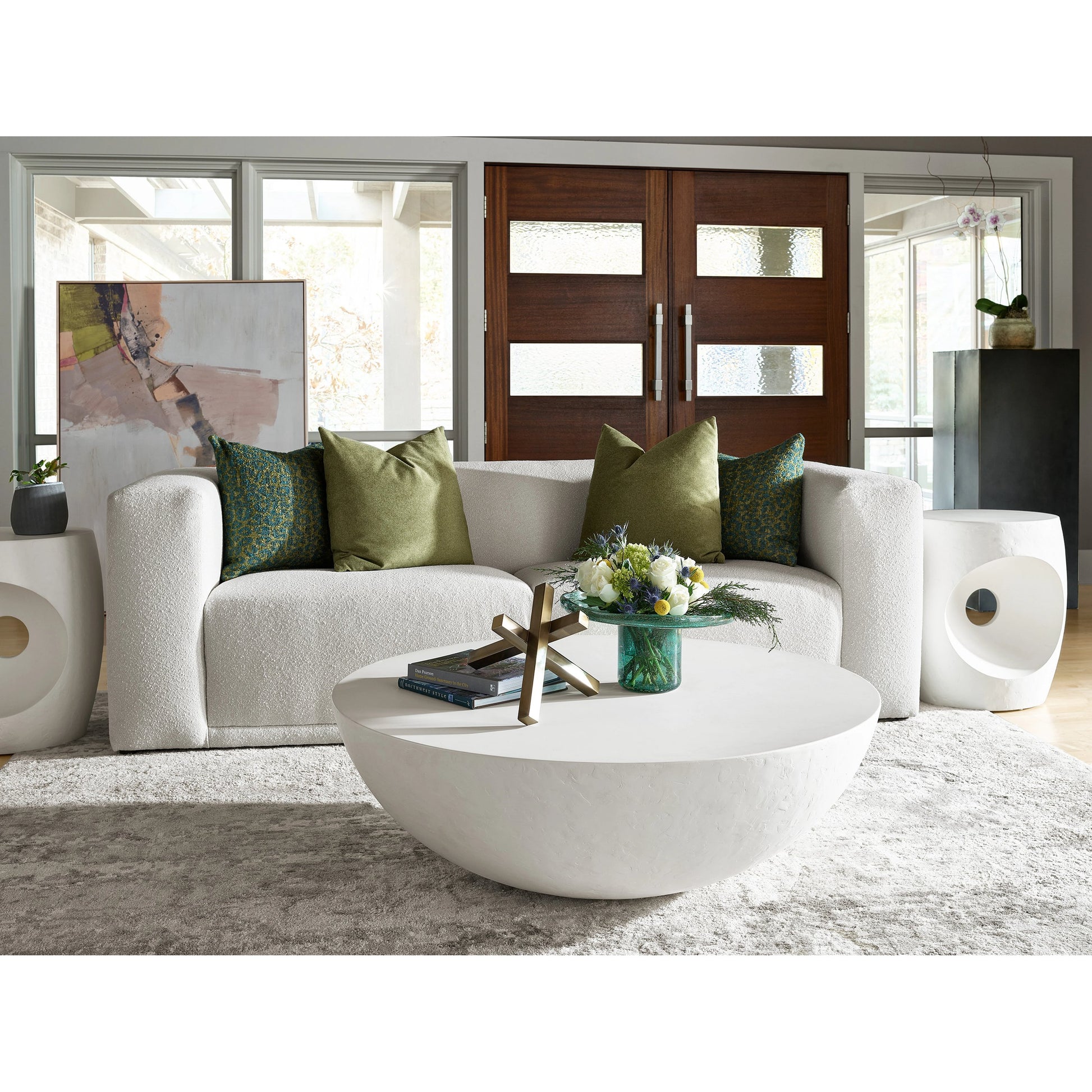 Nomad Canyo Accent Table by Universal Furniture in abaco white. Made from unique in a modern style.