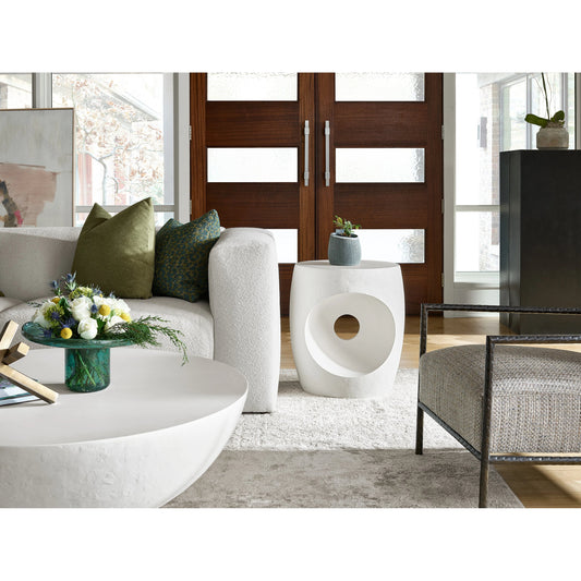 Nomad Canyo Accent Table by Universal Furniture in abaco white. Made from unique in a modern style.