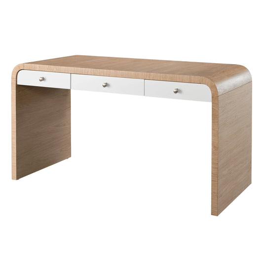 Nomad Desk by Universal Furniture in tech oak, glacier white. Made from unique in a modern style.