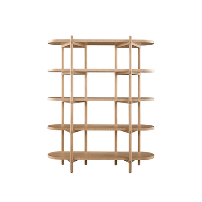 Nomad Etagere by Universal Furniture in tech oak. Made from solid white oak in a modern style.