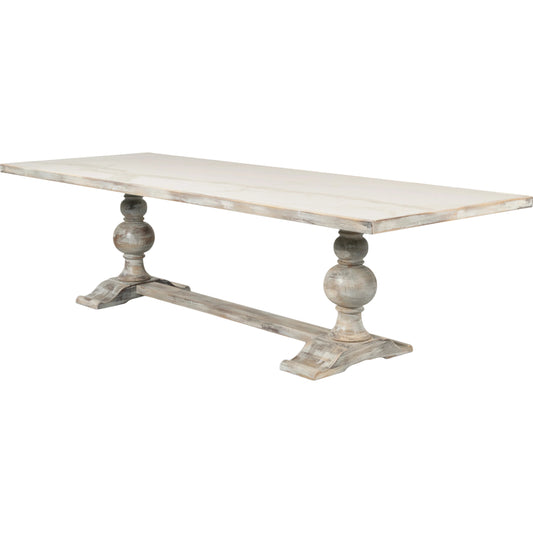 Rectangular Dining Table by Sarreid Ltd.. Made from unique in a cottage & farmhouse style.