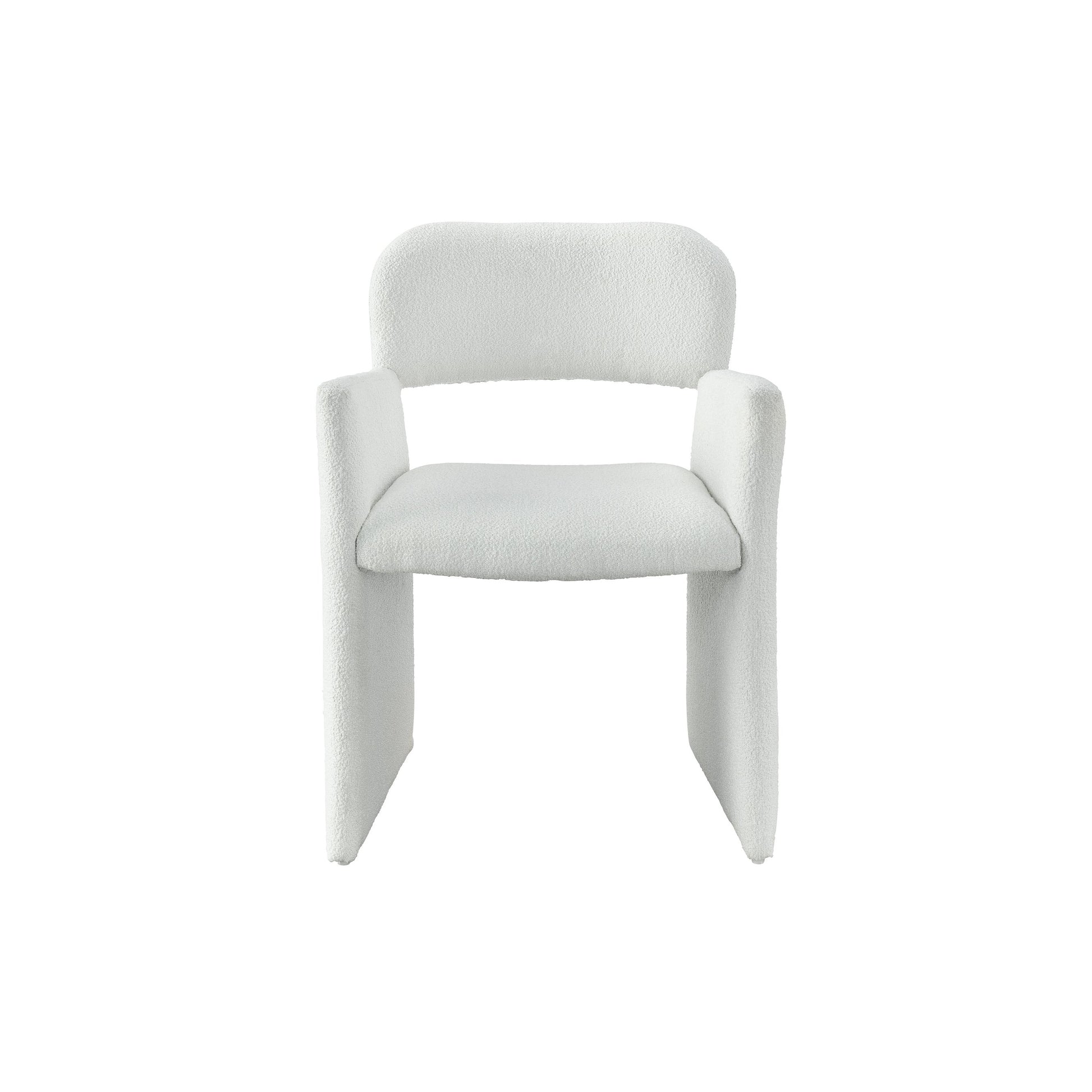 Tranquility Morel Arm Chair by Miranda Kerr Home in canberra ivory and canberra ivory. Made from 97% polyester, 3% acrylic in a modern style.