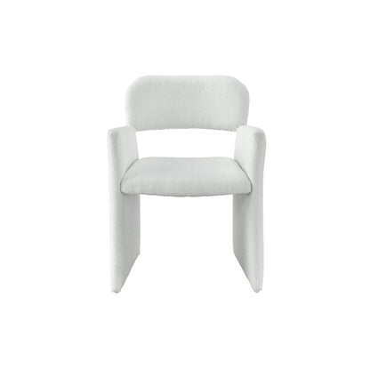 Tranquility Morel Arm Chair by Miranda Kerr Home in canberra ivory and canberra ivory. Made from 97% polyester, 3% acrylic in a modern style.