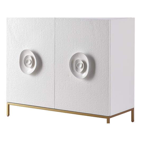 Tranquility Fleur Hall Chest by Miranda Kerr Home in glacier white, milky mushroom. Made from unique in a modern style.