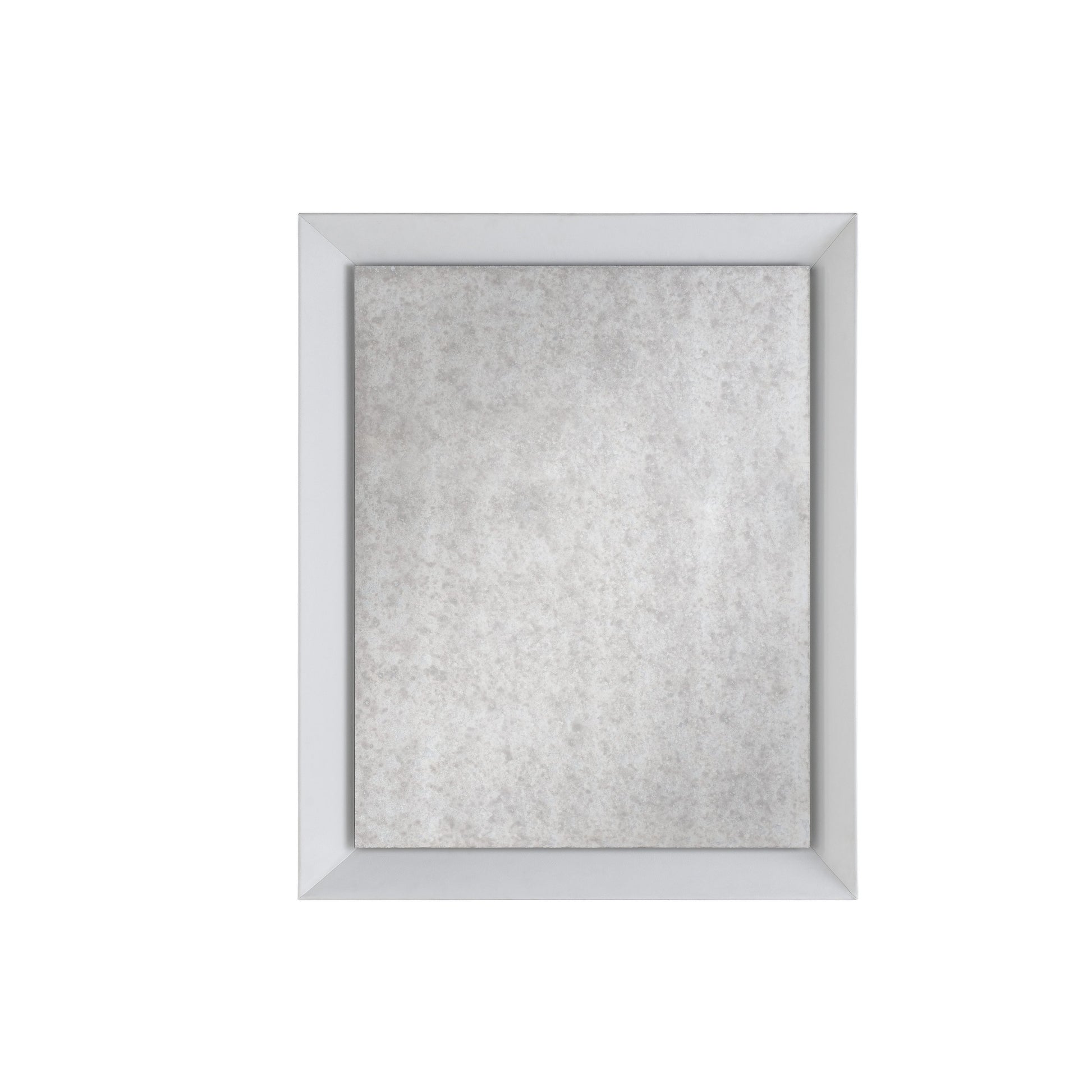 Erinn V X Universal Valen Antiqued Mirror by Universal Furniture in ivory. Made from 80% polyurethane, 20% polyester in a modern style.