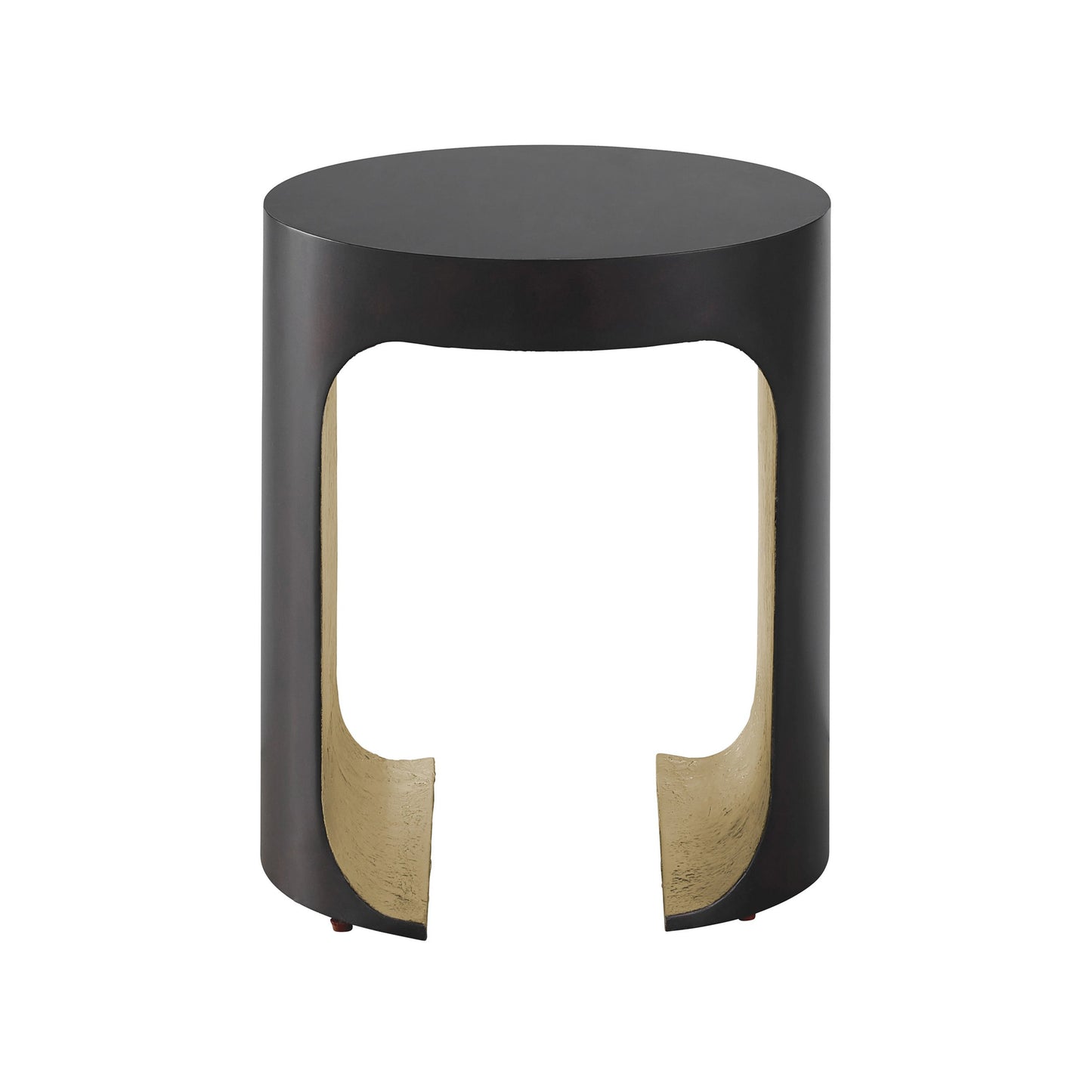 002 SI-2062469 | Additional Silo | Erinn V X Universal Sonora Side Table by Universal Furniture in blakened bronze, silver leaf. Made from unique in a modern style.