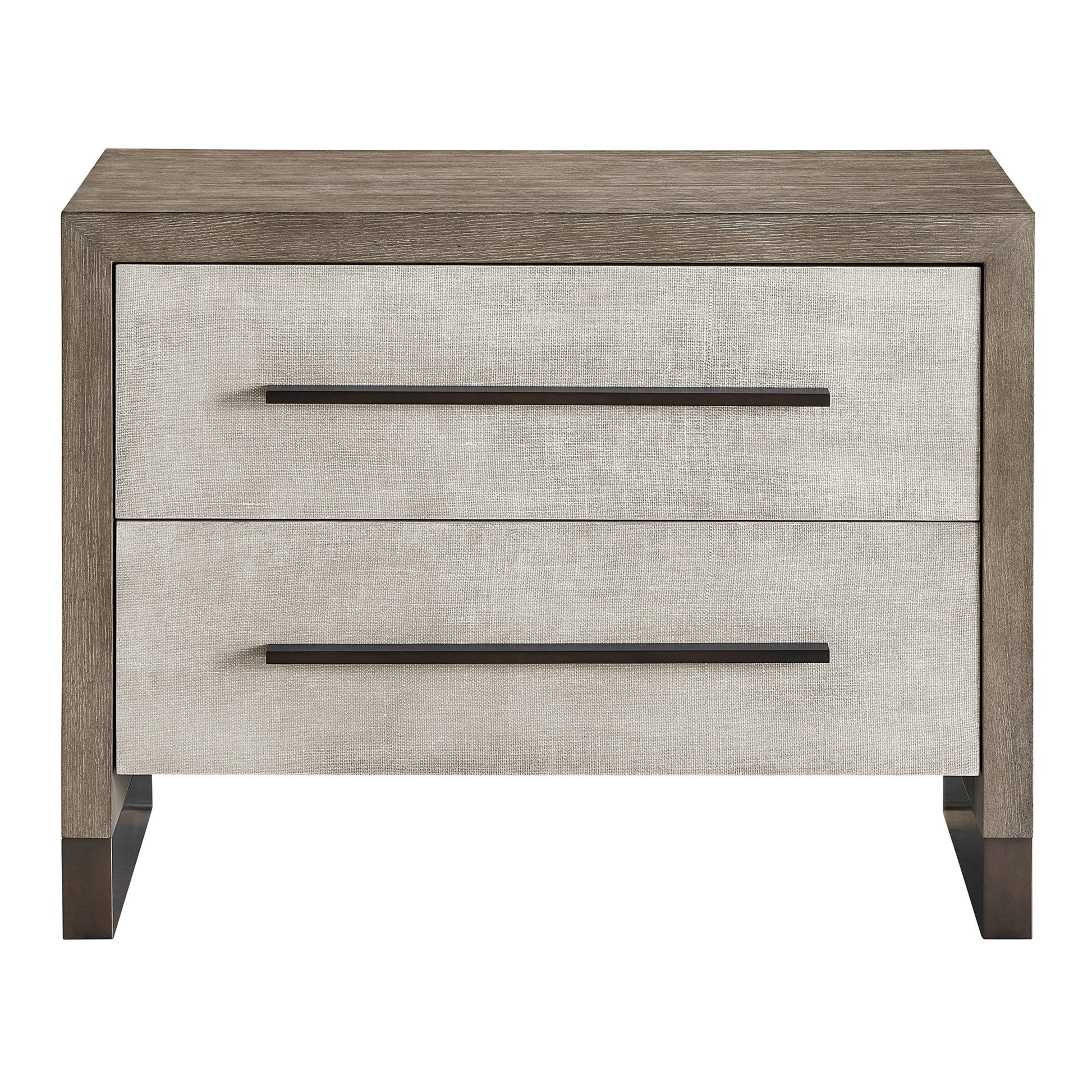 Erinn V X Universal Vista Nightstand by Universal Furniture in weathered oak, textured linen. Made from unique in a modern style.