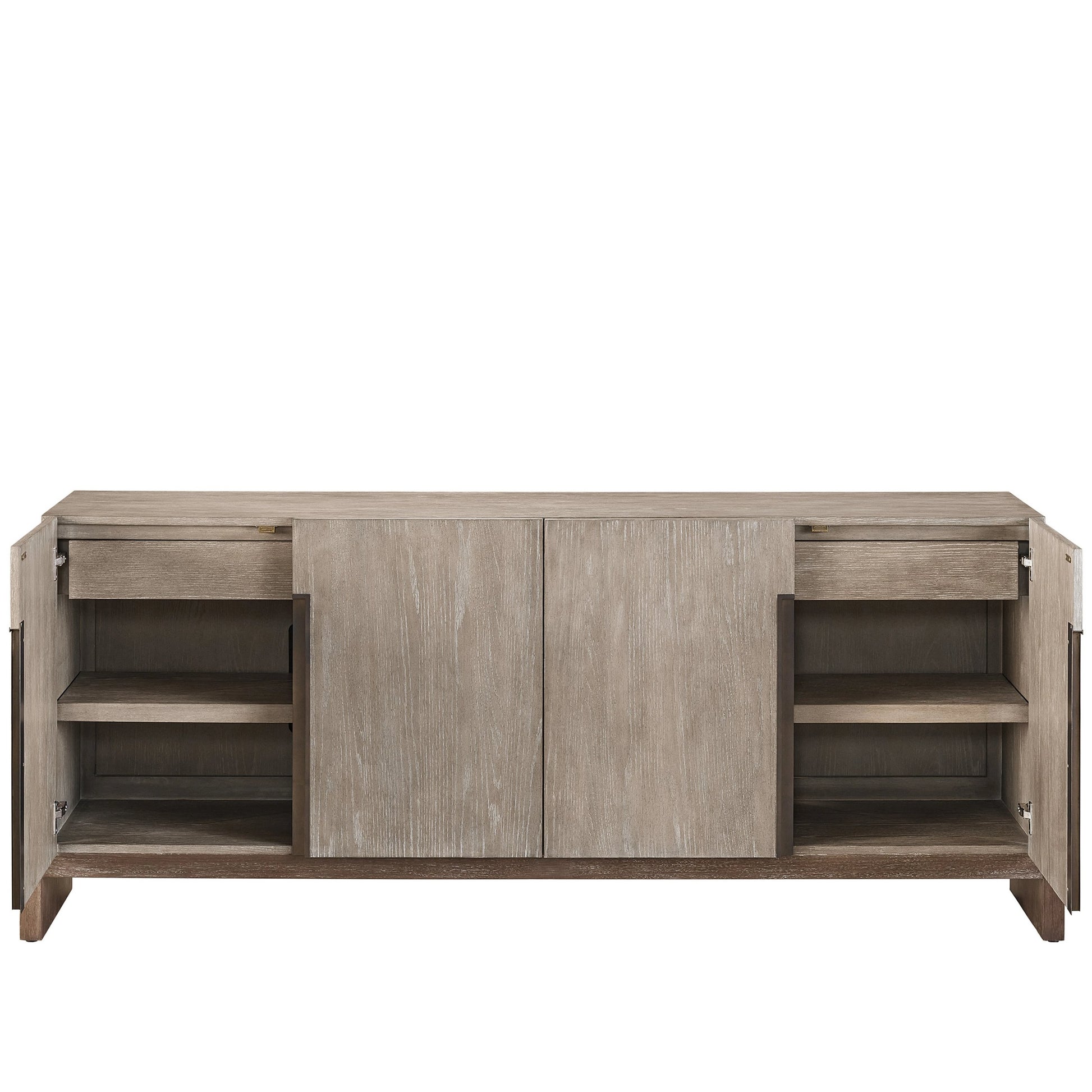 Erinn V X Universal Pescadero Credenza by Universal Furniture in weathered oak, otter. Made from unique in a modern style.