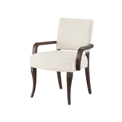 Erinn V X Universal Arcata Arm Chair by Universal Furniture in crossover sand white and otter. Made from 84% polyester, 7% acrylic, 7% linen, 2% wool in a modern style.