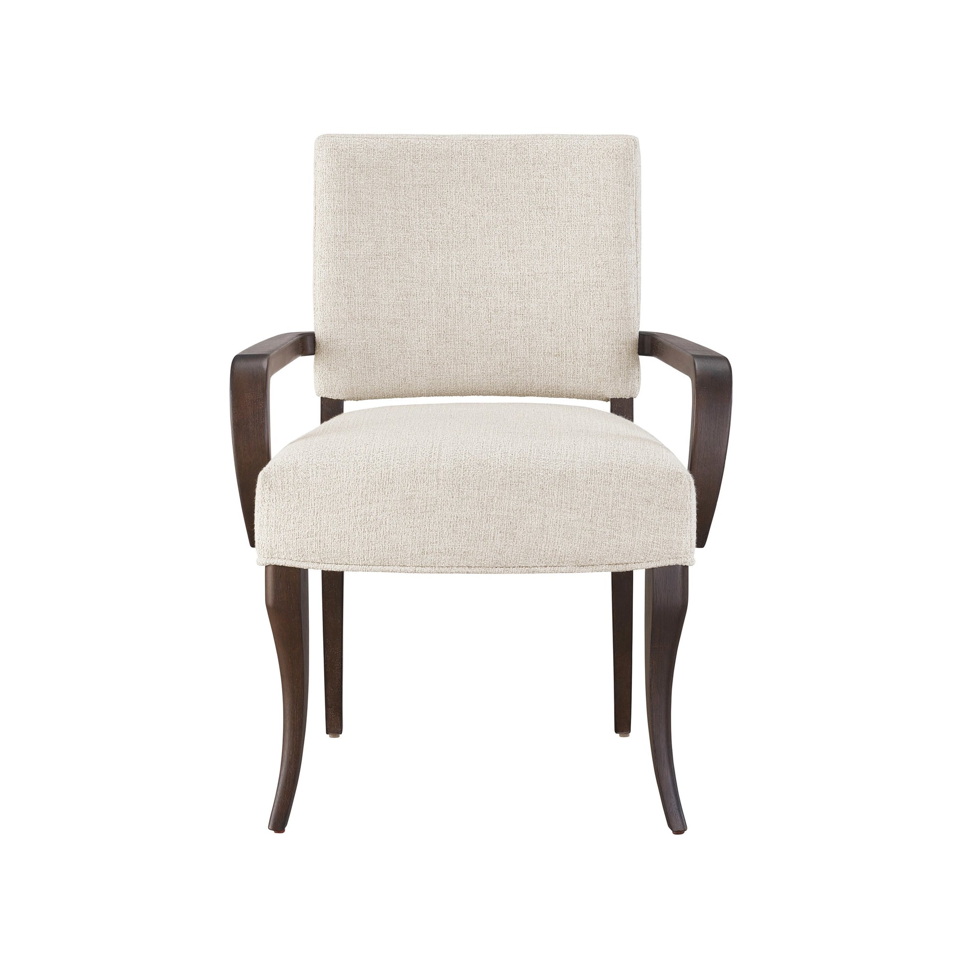 Erinn V X Universal Arcata Arm Chair by Universal Furniture in crossover sand white and otter. Made from 84% polyester, 7% acrylic, 7% linen, 2% wool in a modern style.