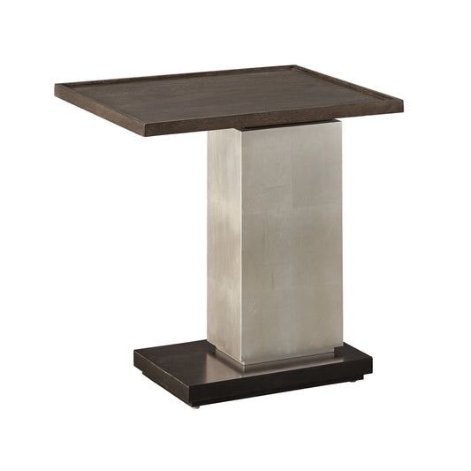 Erinn V X Universal Lucia Side Table by Universal Furniture in otter, silver fox, dark walnut. Made from unique in a modern style.