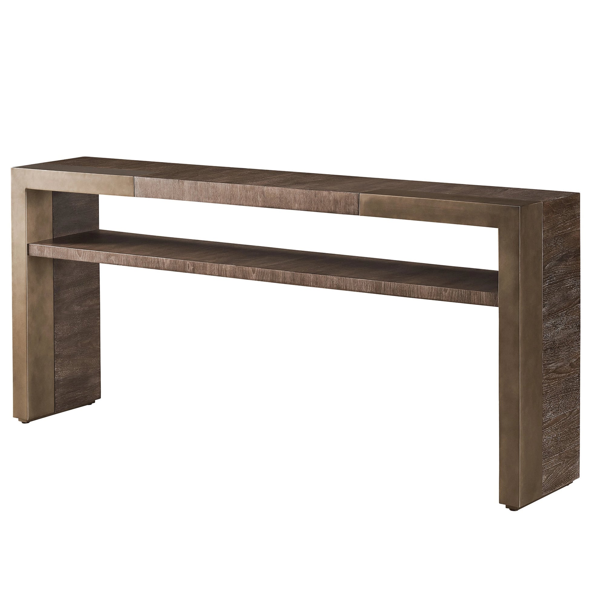 Erinn V X Universal Cortado Sofa Table by Universal Furniture in otter. Made from unique in a modern style.