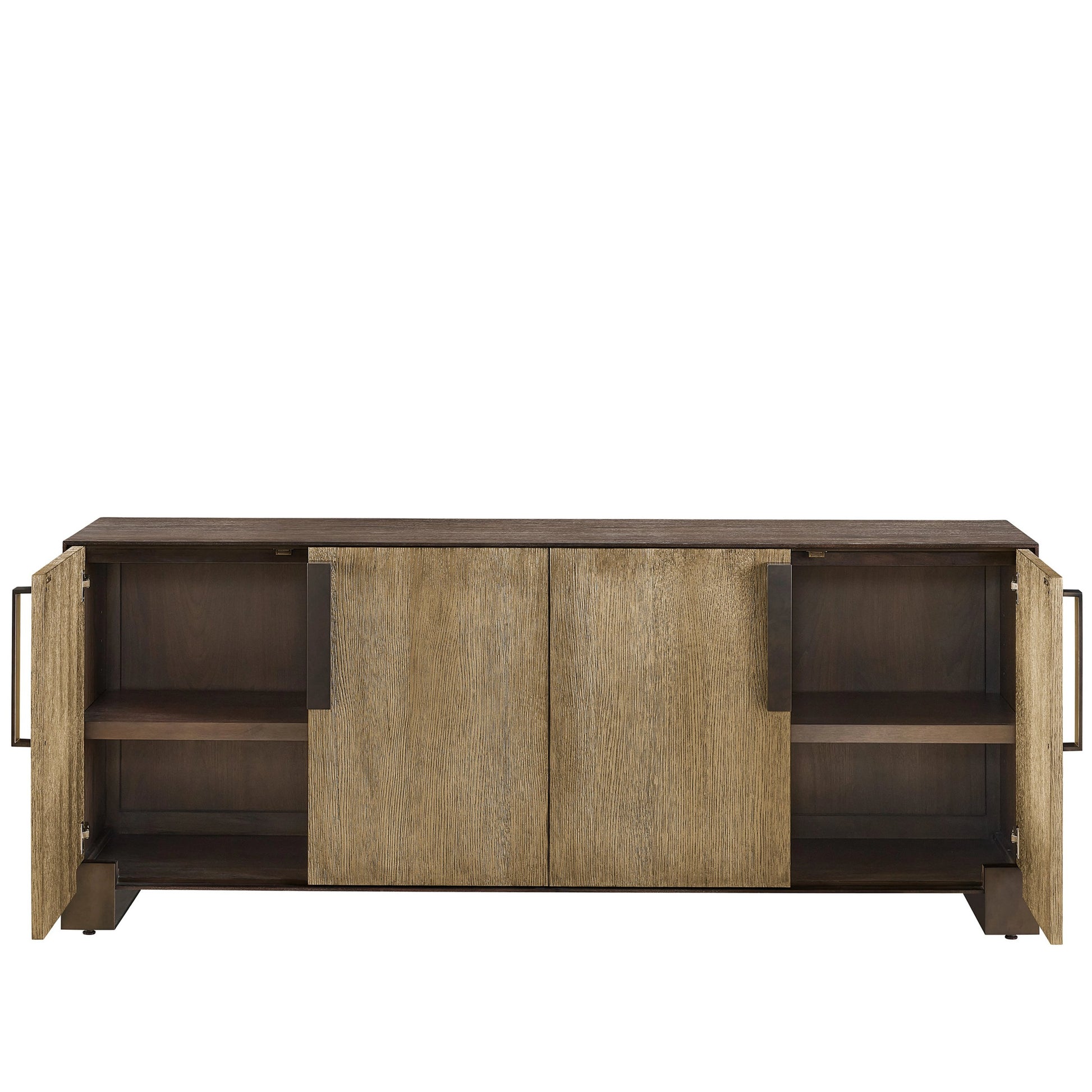 Erinn V X Universal Riviera Console by Universal Furniture in otter, guilded oak. Made from unique in a modern style.