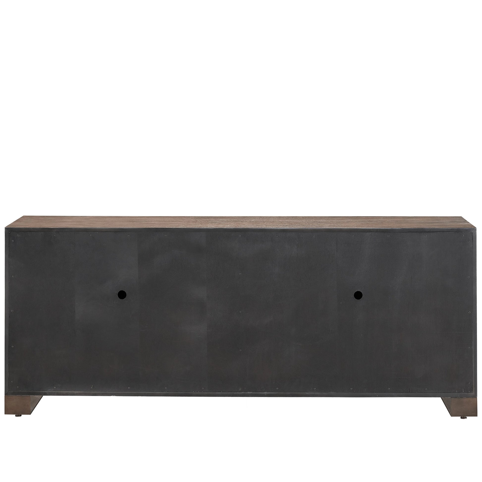 Erinn V X Universal Riviera Console by Universal Furniture in otter, guilded oak. Made from unique in a modern style.