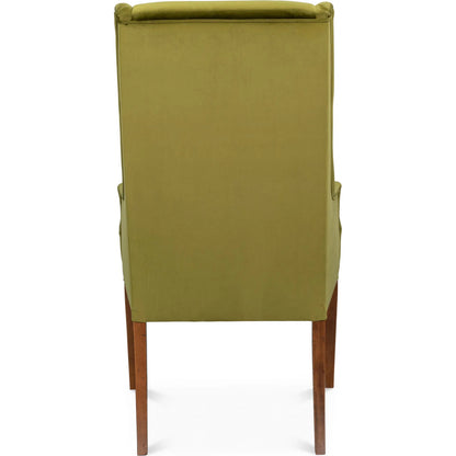 Captains Chair by Sarreid Ltd. in beechwood frame, fabric. Made from unique in a unique style.