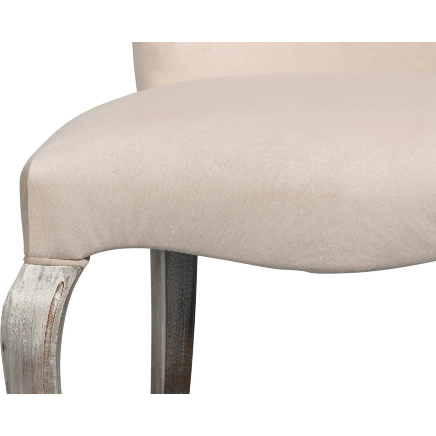 003 SI-2531081 | Closeup | Sidechair (Set of 2) by Sarreid Ltd. in beechwood frame, fabric. Made from unique in a unique style.