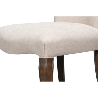 Sidechair (Set of 2) by Sarreid Ltd. in beechwood frame, fabric. Made from unique in a unique style.