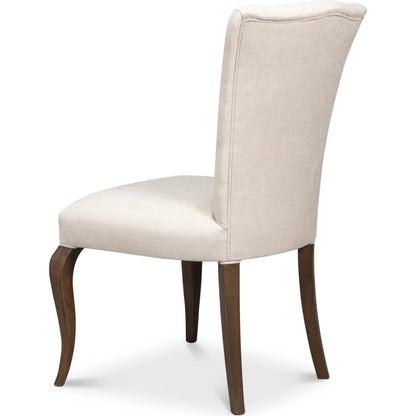 Sidechair (Set of 2) by Sarreid Ltd. in beechwood frame, fabric. Made from unique in a unique style.