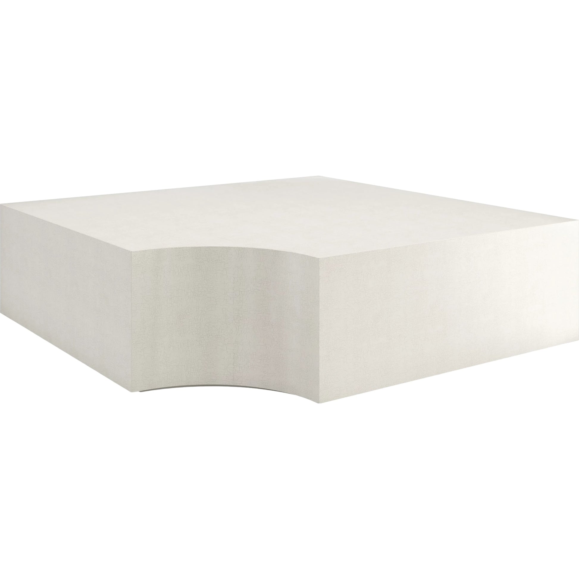 Buttoned Up Side Table by Caracole in ivory and ivory craze, ivory. Made from poplar in a unique style.