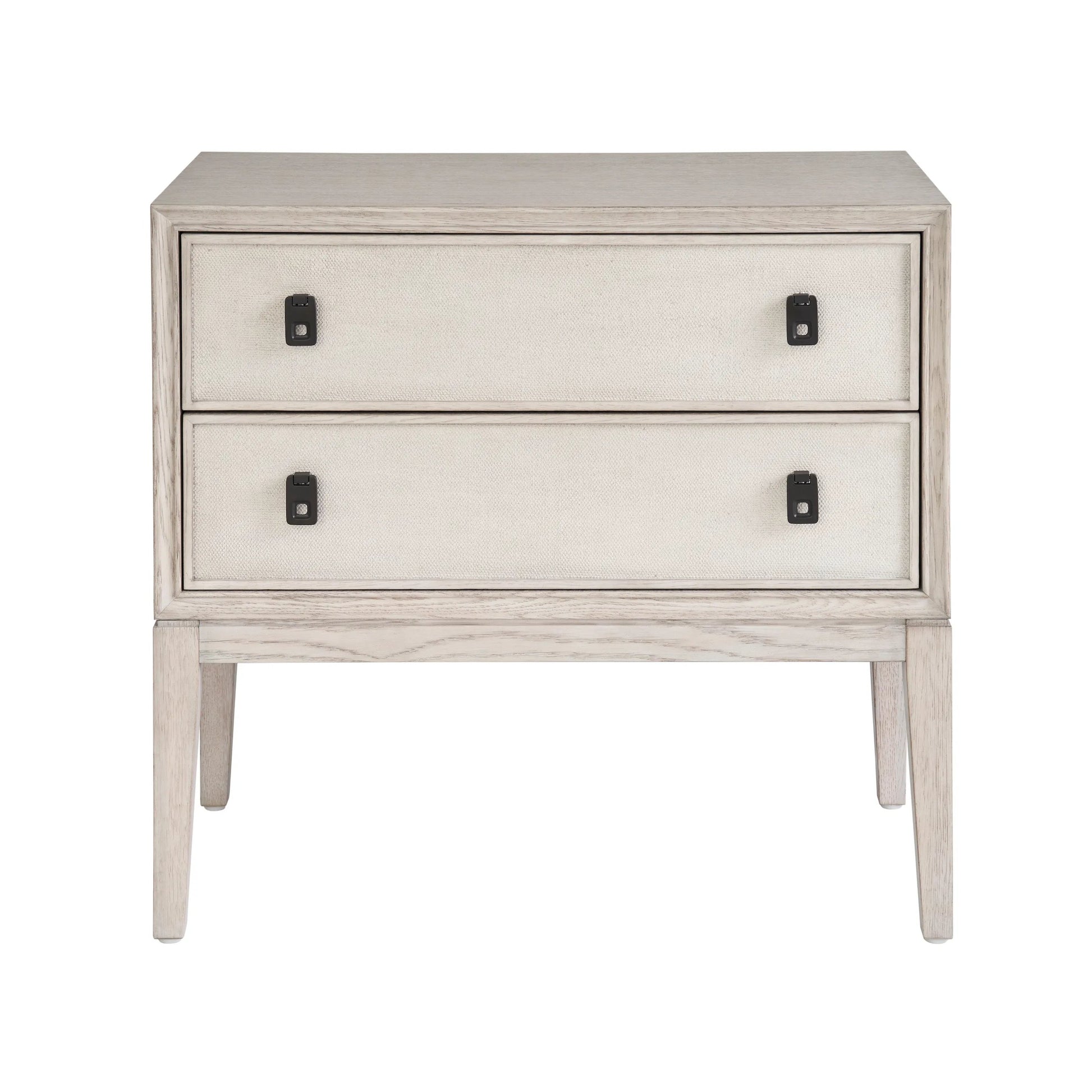 Coalesce Presley Two Drawer Nightstand by Universal Furniture in rolling fog. Made from unique in a unique style.