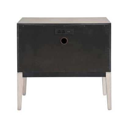 Coalesce Presley Two Drawer Nightstand by Universal Furniture in rolling fog. Made from unique in a unique style.
