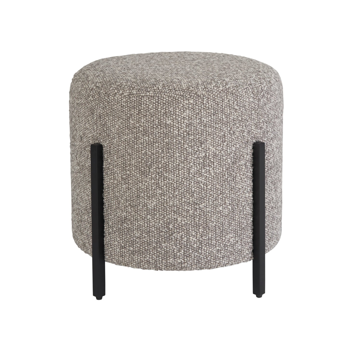 001 SI-2146335 | Primary Silo | Coalesce Pouf by Universal Furniture in lavani frost and soft matte black. Made from unique in a modern style.