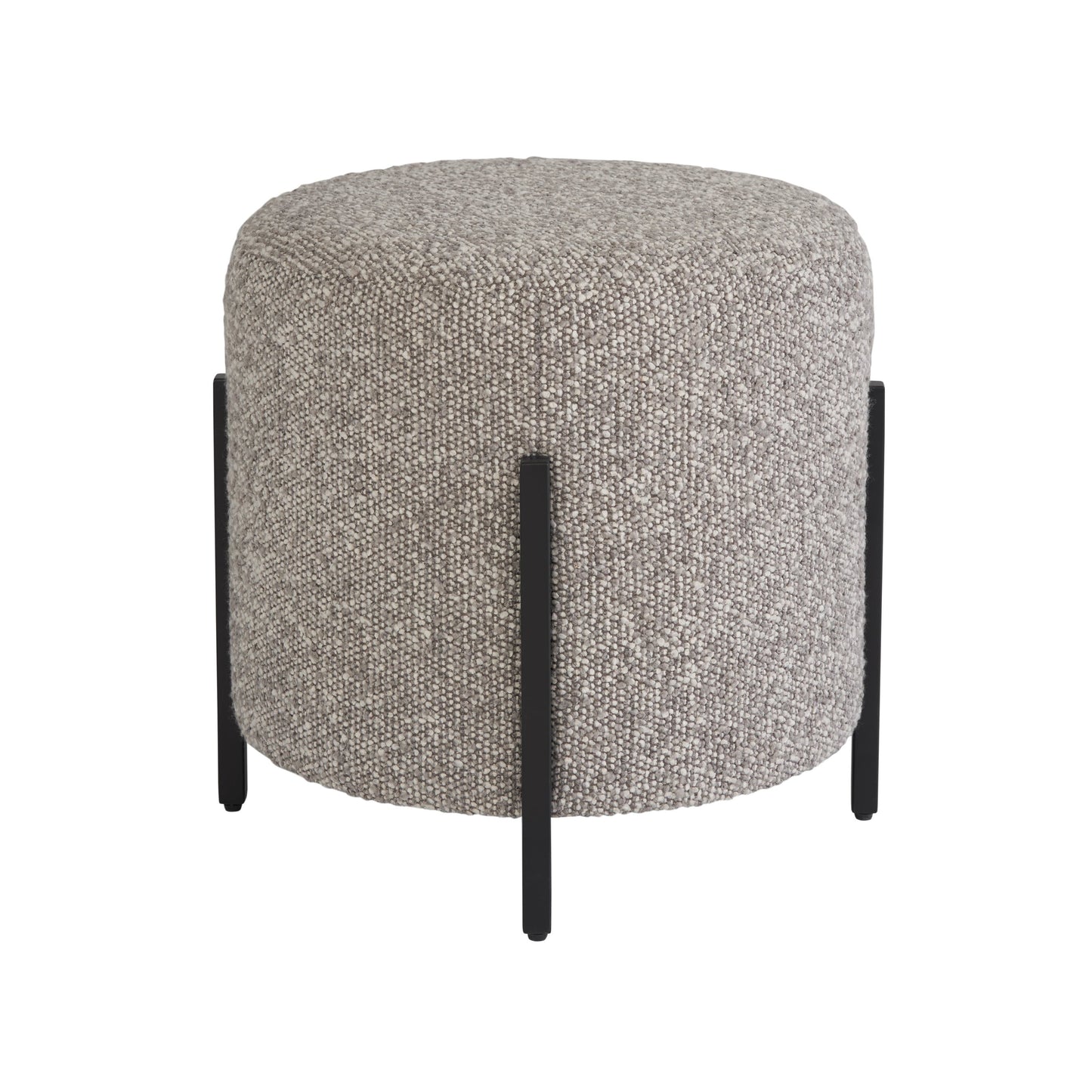 002 SI-2146335 | Additional Silo | Coalesce Pouf by Universal Furniture in lavani frost and soft matte black. Made from unique in a modern style.