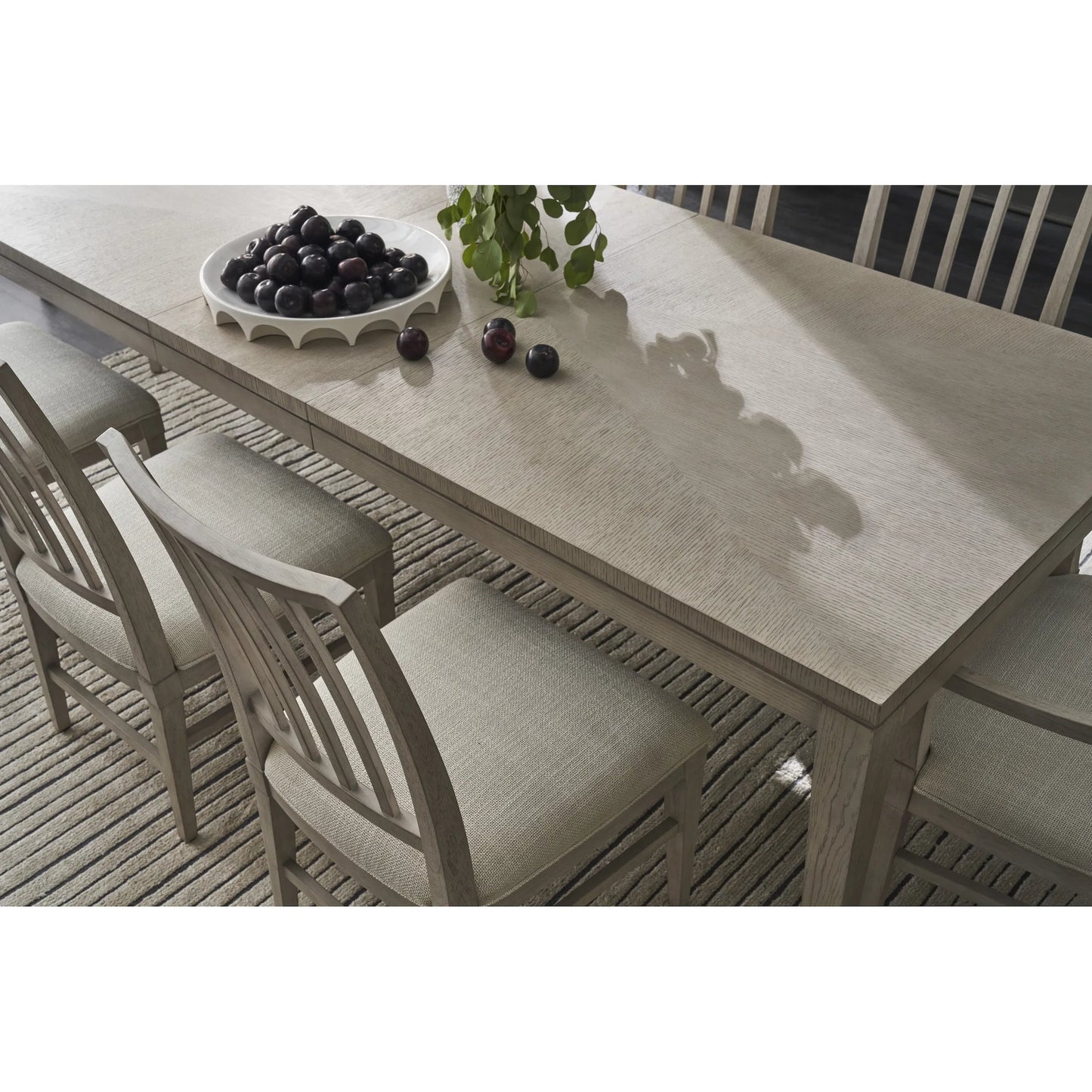 006 SI-2146336 | Lifestyle | Coalesce Dining Table by Universal Furniture in rolling fog. Made from unique in a modern style.