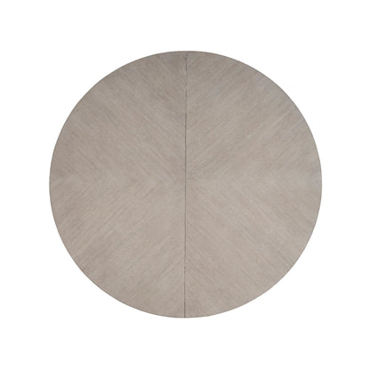 Coalesce Rasmus Round Dining Table by Universal Furniture in rolling fog. Made from unique in a unique style.