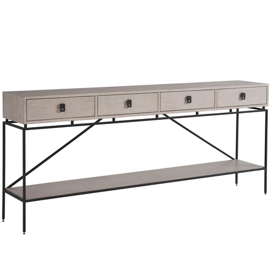 Coalesce Barber Console by Universal Furniture in rolling fog. Made from unique in a modern style.