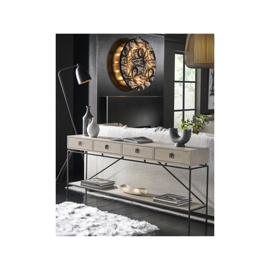 Coalesce Barber Console by Universal Furniture in rolling fog. Made from unique in a modern style.