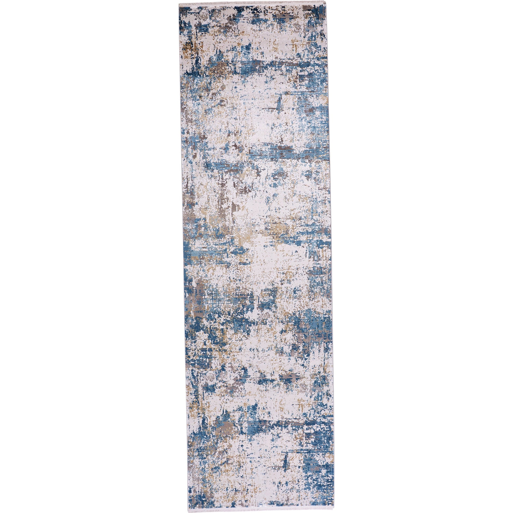 Cadiz Rug - 3891F by Feizy in ivory, tan, blue. Made from viscose, acrylic in a unique style.
