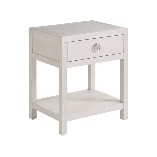 Weekender Turo Nightstand by Coastal Living by Universal Furniture in white sand. Made from unique in a modern style.