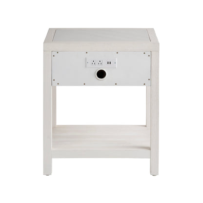 Weekender Turo Nightstand by Coastal Living by Universal Furniture in white sand. Made from unique in a modern style.