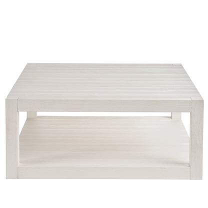 Weekender Hermosa Square Cocktail Table by Coastal Living by Universal Furniture in white sand. Made from unique in a modern style.