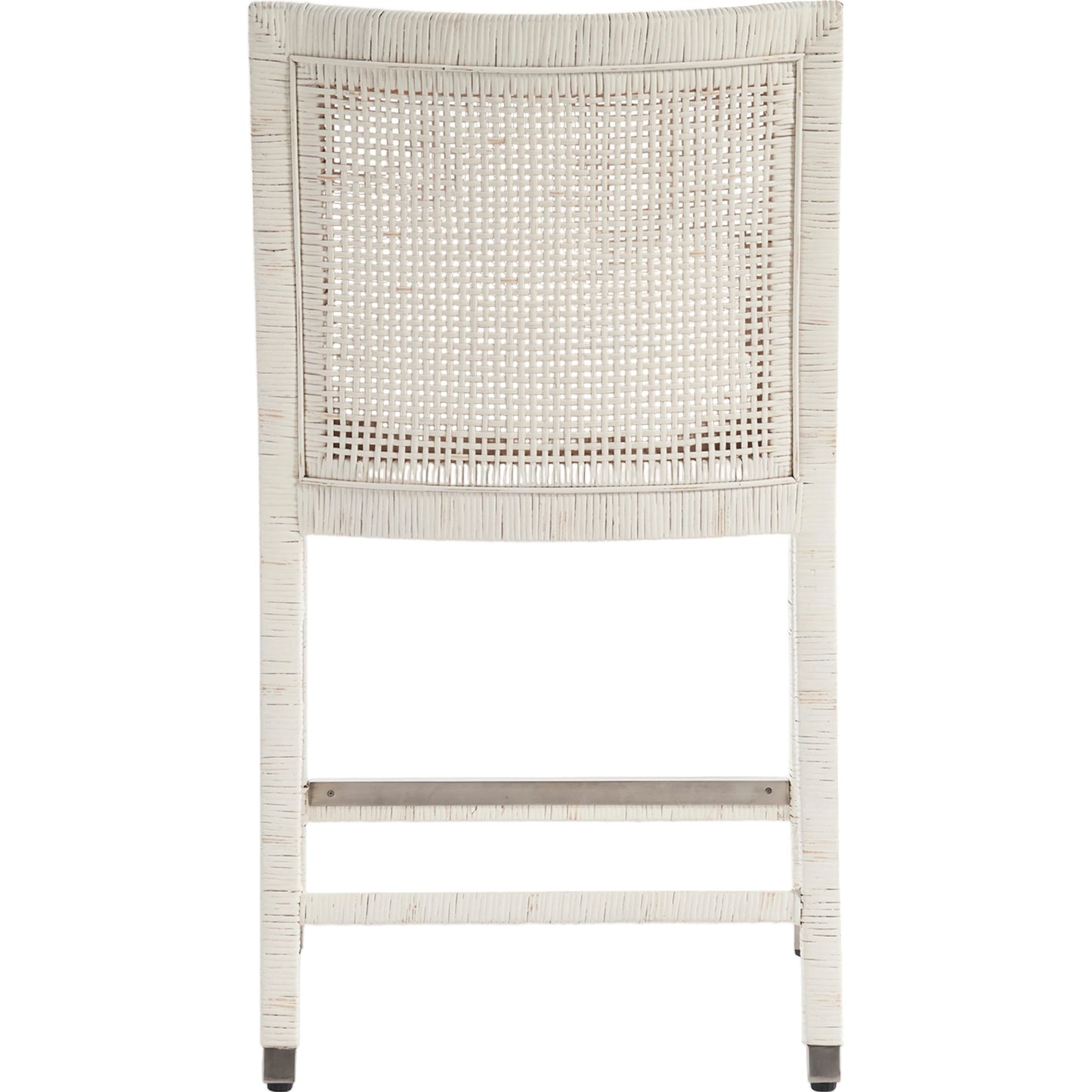 003 SI-2130244 | Additional Silo | Weekender Longboat Counter Chair by Coastal Living by Universal Furniture in white rattan. Made from unique in a cottage & farmhouse style.